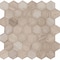 Msi Honeycomb Hexagon SAMPLE Natural Marble Mesh-Mounted Mosaic Floor And Wall Tile ZOR-MD-0430-SAM - alternate 1